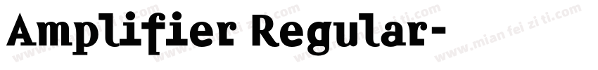 Amplifier Regular字体转换